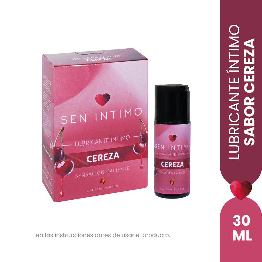 Lubricante Íntimo Caliente con Sabor a Cereza 30 ml